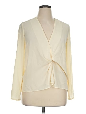 Topshop Long Sleeve Blouse (view 1)