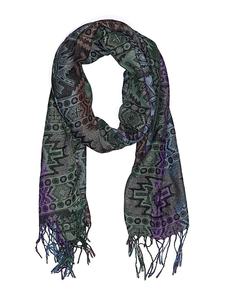 Pre-owned Assorted Brands Scarf In Purple