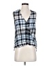Splendid Blue Sleeveless Blouse Size S - photo 1