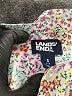 Lands' End Silver Ivory Long Sleeve Blouse Size S - photo 7