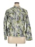 Chico's 100% Cotton Print Green Jacket Size XL (3) - photo 1
