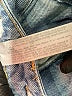 Zara 100% Cotton Hearts Blue Jeans Size 2 - photo 8