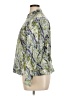 Chico's 100% Cotton Print Green Jacket Size XL (3) - photo 5