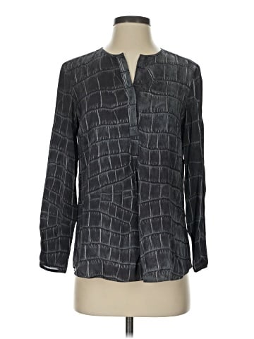 Lafayette 148 New York Long Sleeve Henley (view 1)