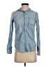 J.Crew 100% Baumwolle Blue Long Sleeve Button-Down Shirt Size 00 - photo 1