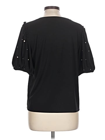 Karl Lagerfeld Paris Short Sleeve Top (view 2)