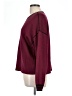 Michael Stars Color Block Burgundy Pullover Sweater Size Lg (2) - photo 5