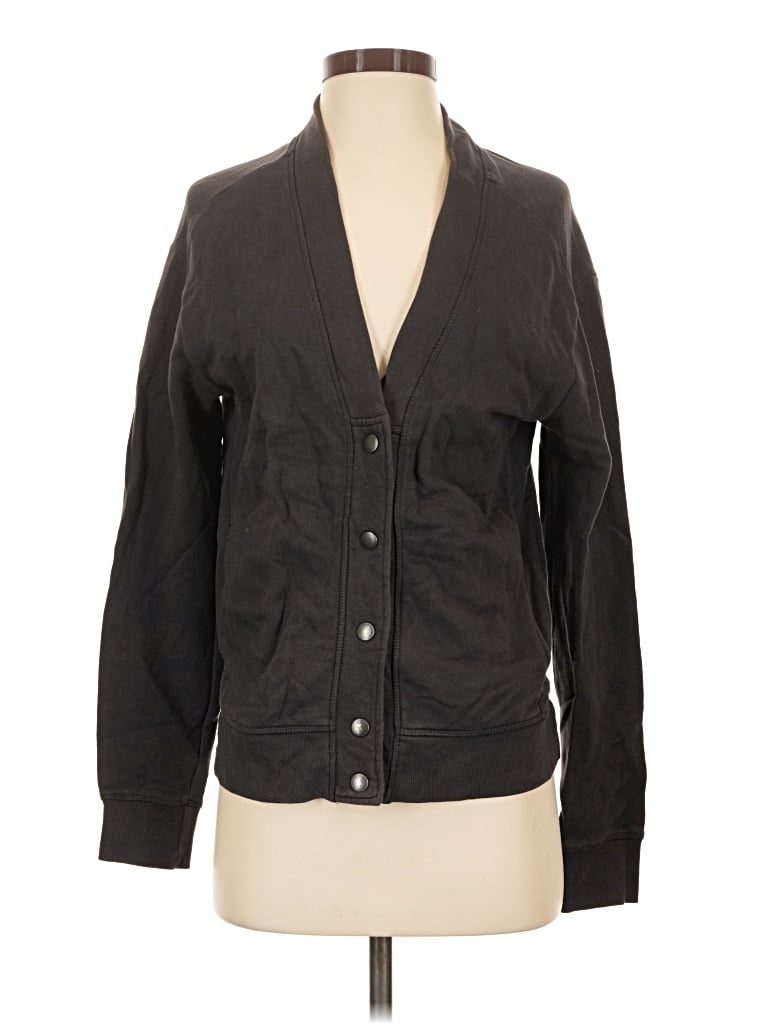 Pre-owned Pact Cardigan Sweater In Black