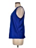 J.Crew 100% Polyester Blue Sleeveless Top Size M - photo 5