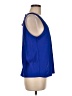 J.Crew 100% Polyester Blue Sleeveless Top Size M - photo 4
