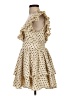 Line & Dot 100% Polyester Polka Dots Ivory Cocktail Dress Size XS - photo 5