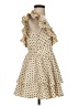 Line & Dot 100% Polyester Polka Dots Ivory Cocktail Dress Size XS - photo 4