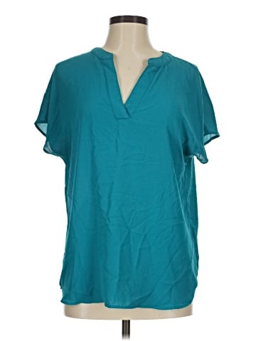 Adrianna Papell Short Sleeve Blouse (view 1)