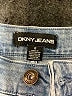 DKNY Jeans 100% Polyester Blue Denim Shorts Size 6 - photo 3