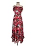Hutch 100% Polyester Floral Red Cocktail Dress Size 4 - photo 1
