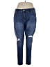 Lularoe Solid Blue Jeans Size 36 waist - photo 1
