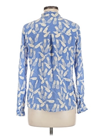Paris Atelier & Other Stories Long Sleeve Silk Top (view 2)