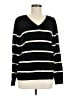 Croft & Barrow 100% Acrylic Stripes Black Pullover Sweater Size M - photo 1