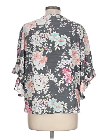 LC Lauren Conrad 3/4 Sleeve Blouse (view 2)