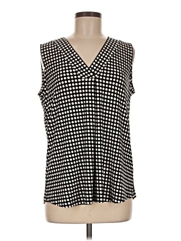 Anne Klein Sleeveless Blouse (view 1)