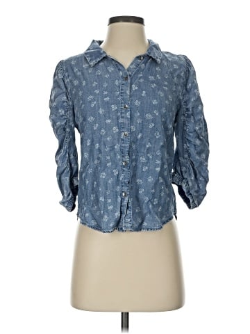 Splendid 3/4 Sleeve Button-Down Shirt (view 1)