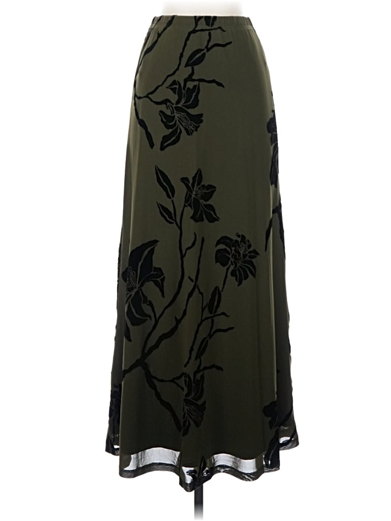 Pre-owned Commense Formal Skirt In Green