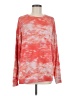 Athleta Tie-dye Orange Pullover Sweater Size M (tall) - photo 1