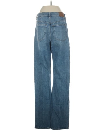 Madewell The Tall '90s Straight Jean in Rondell Wash: Crease Edition (view 2)