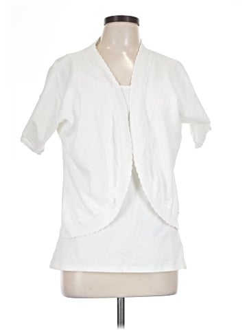 NY Collection Short Sleeve Blouse (view 1)