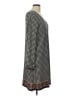 Max Studio Houndstooth Gray Casual Dress Size L - photo 4