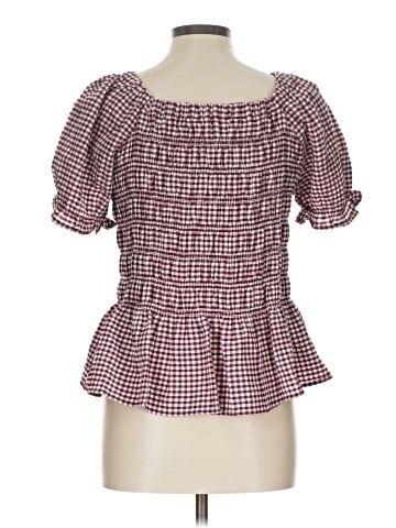 Pale Sky Short Sleeve Blouse (view 2)