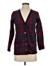 Talbots 100% Cotton Plaid Red Cardigan Size P (petite) - photo 1
