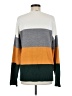 French Connection Color Block Gray Pullover Sweater Size M - photo 2