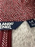 Lands' End 100% Polyester Tweed Burgundy Blazer Size L - photo 3