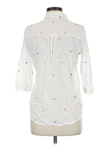 June 3/4 Sleeve Button-Down Shirt (view 2)