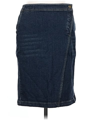 Garnet Hill Denim Skirt (view 1)