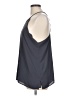 Ann Taylor LOFT 100% Polyester Gray Sleeveless Blouse Size L - photo 5