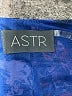 Astr 100% Polyester Blue 3/4 Sleeve Blouse Size S - photo 7