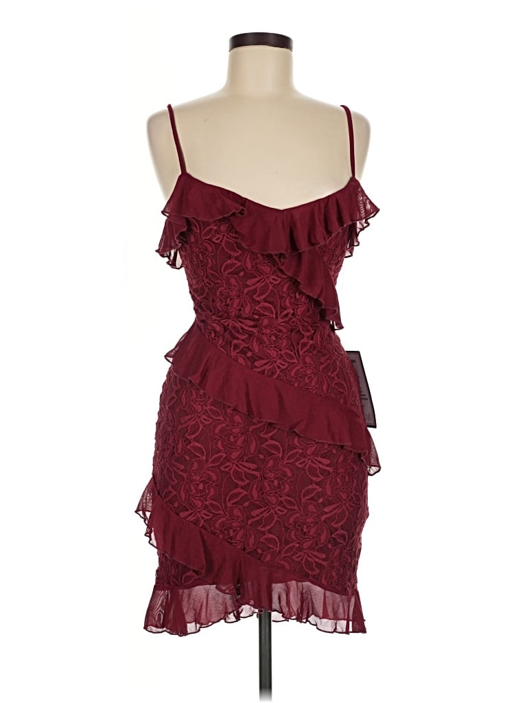 Bcx Cocktail Dress In Burgundy