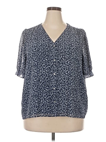 J.Crew Factory Store Short Sleeve Blouse (view 1)