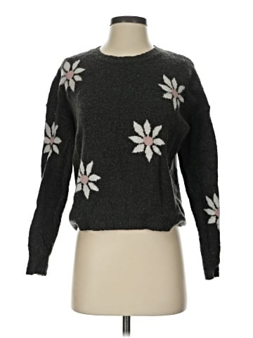 Madewell Floral Intarsia Pullover Sweater (view 1)