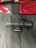 Preston & York 100% Polyester Floral Ivory Burgundy Blazer Size 8 - photo 6