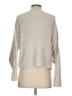 Blu Pepper Metallic Silver Pullover Sweater Size S - photo 2