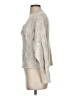 Blu Pepper Metallic Silver Pullover Sweater Size S - photo 5