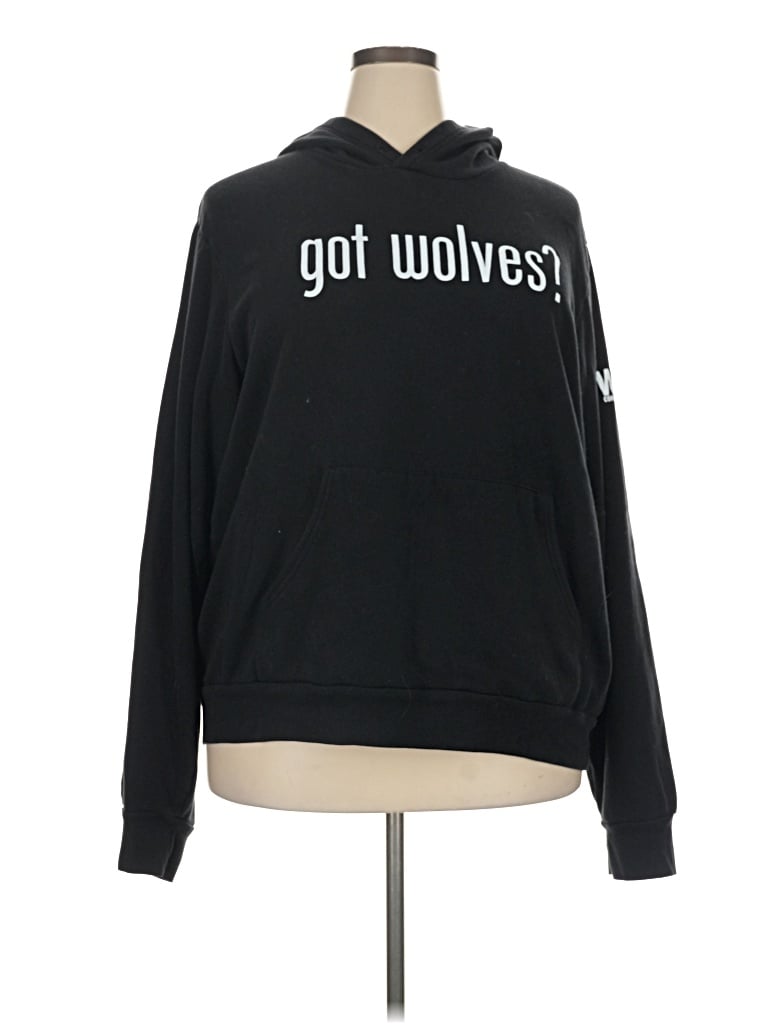 Pre-owned Bella+canvas Pullover Hoodie In Black