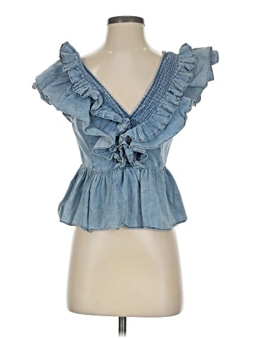Mare Mare X Anthropologie Short Sleeve Blouse (view 1)