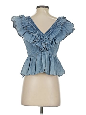 Mare Mare X Anthropologie Short Sleeve Blouse (view 2)