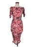 Venus Paisley Red Cocktail Dress Size M - photo 1