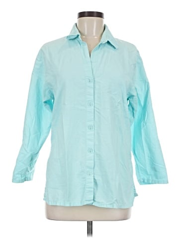 Fresh Produce 3/4 Sleeve Button-Down Shirt (view 1)
