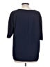 BCBGeneration Blue 3/4 Sleeve Top Size L - photo 2